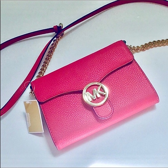 MICHAEL Michael Kors Bags Nwt Michael Michael Kors Vanna Hot Pink
